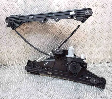 Front door window regulator with motor