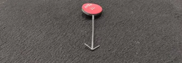 Rear bumper row hook cap/cover