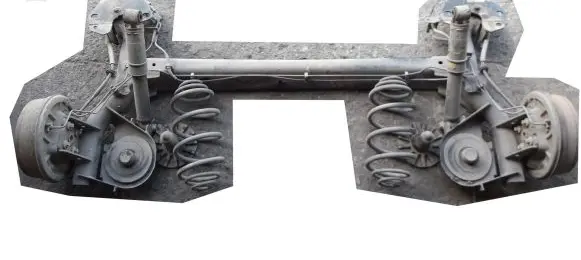 Rear axle beam