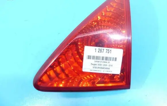 Peugeot 3008 I Rear/tail lights 9683460980 IMPRK1267751