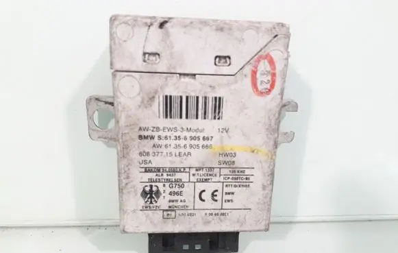 BMW X5 E53 Immobilizer control unit/module 61356905667