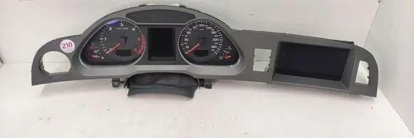 Audi A6 S6 C6 4F Speedometer (instrument cluster) 4F0920931F 4F0920931K