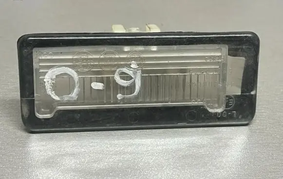 Opel Combo D Number plate light 51810675 4R000006