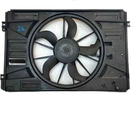 Volkswagen Golf VI Radiator cooling fan shroud 1K0121205AF