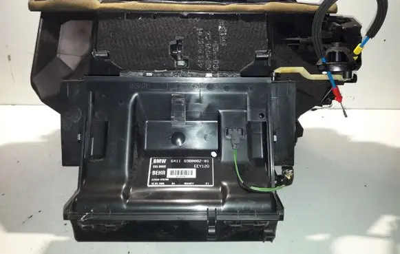 Interior heater climate box assembly
