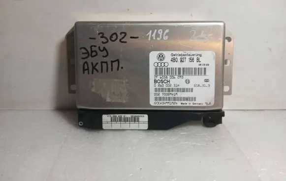 Audi A6 S6 C5 4B Gearbox control unit/module 4B0927156BL 0260002514 ZF6058006093