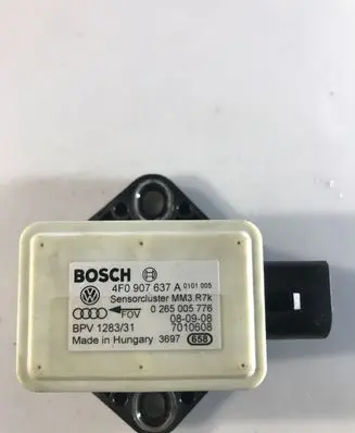 Audi A6 S6 C6 4F ESP acceleration yaw rate sensor 4F0907637A 0265005776