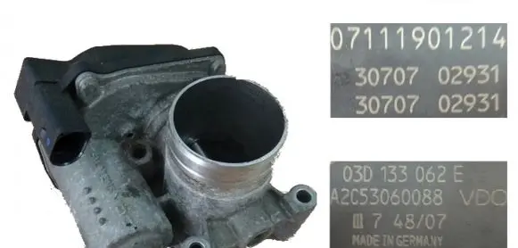 Skoda Fabia Mk2 (5J) Throttle valve 3240053