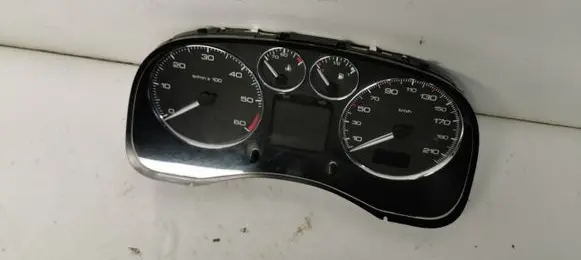 Peugeot 307 Speedometer (instrument cluster) 216785135 087S81JS96 9654485280