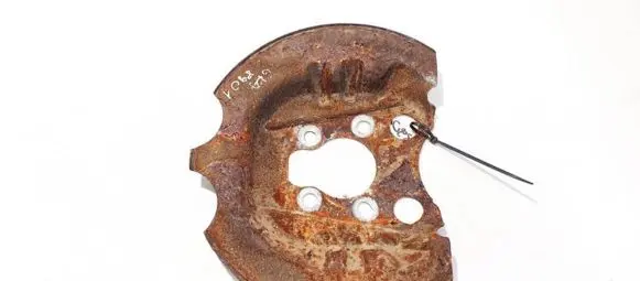 Citroen C4 I Picasso Rear brake disc plate dust cover 