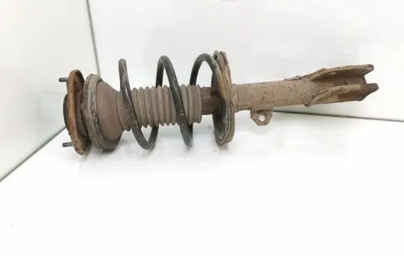 Front shock absorber with coil spring