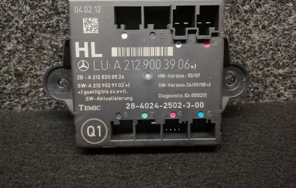 Mercedes-Benz E W212 Door control unit/module A2129003906