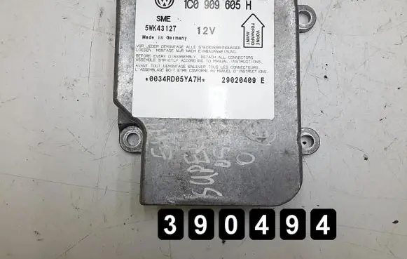 Skoda Superb B5 (3U) Airbag control unit/module 1c0909605