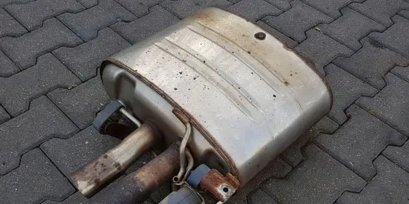 BMW 5 E60 E61 Rear muffler/silencer tail pipe 7794041