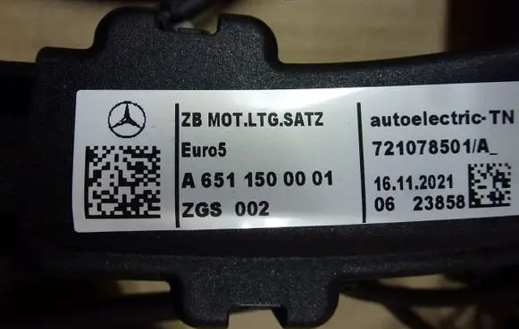 Mercedes-Benz Sprinter W906 Wiring harness A6511500001