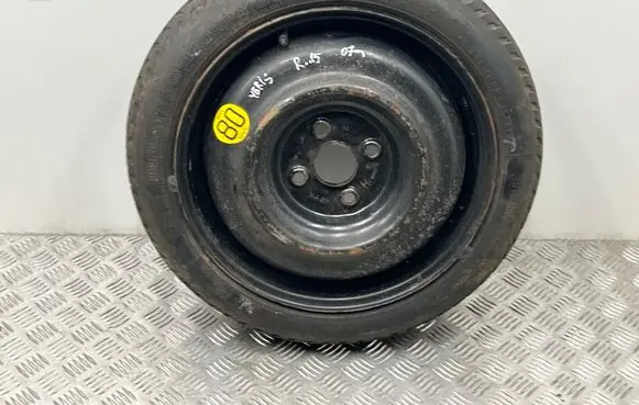Toyota Yaris R15 spare wheel 