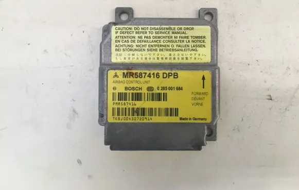 Mitsubishi Colt Airbag control unit/module MR587416DPB 0285001684