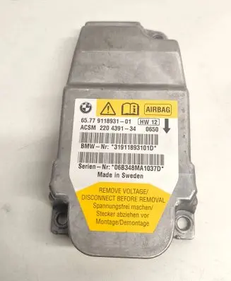 BMW 5 E60 E61 Airbag control unit/module 9118931 31911893101D 220439134