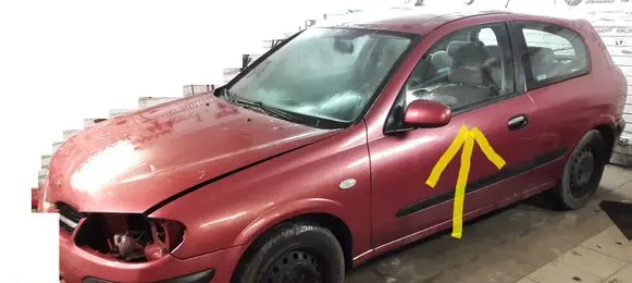 Nissan Almera N16 Front door window/glass (coupe) 