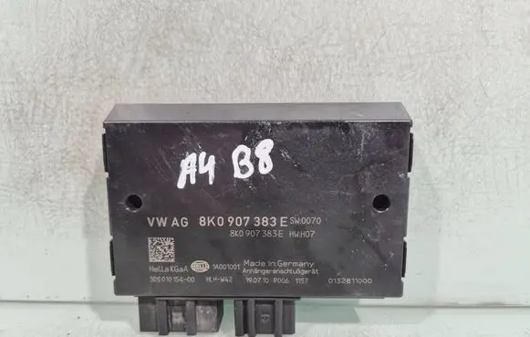 Audi A4 Allroad B8 Tow bar trailer control unit/module 8K0907383E 5DS01015400 0132811000