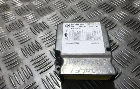 Volkswagen Golf V Airbag control unit/module 1k0909605d 5wk43411