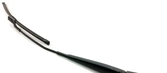 Front wiper blade arm