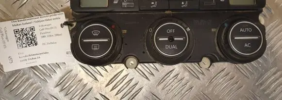 Volkswagen Golf Plus Climate control unit 2LL9505014