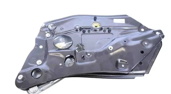 Rear window lifting mechanism without motor