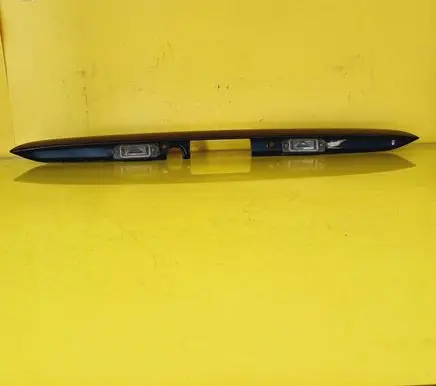 Trunk door license plate light bar