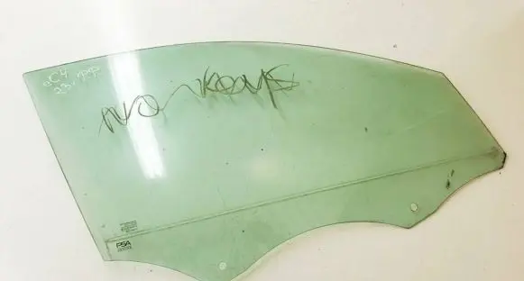 Citroen C4 III e-C4 Front door window glass four-door 43R000016 E000191 DOT211M75AS2