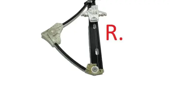 Rear window lifting mechanism without motor