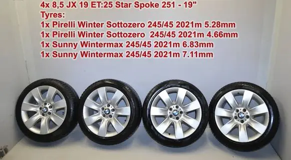 BMW 7 F01 F02 F03 F04 R19 alloy rim 6775390 36116775390
