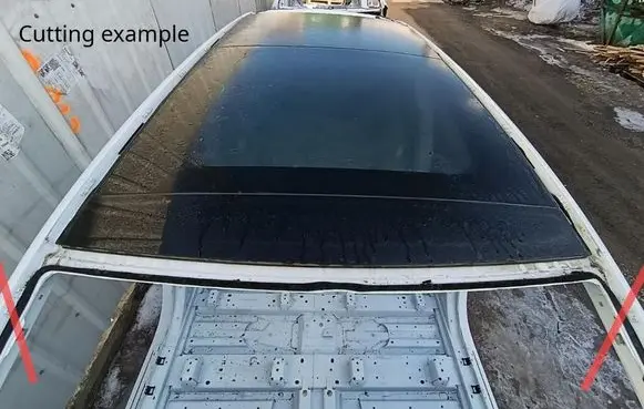 Mercedes-Benz EQS X296 Roof 