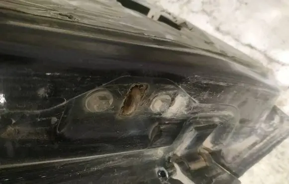 Opel Astra F Rear door check strap stopper 