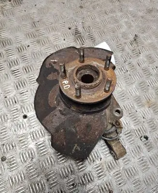 Front wheel hub spindle knuckle