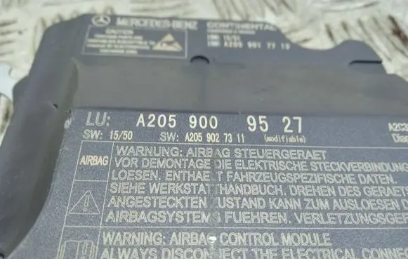 Mercedes-Benz C AMG W205 Airbag control unit/module A2059009527