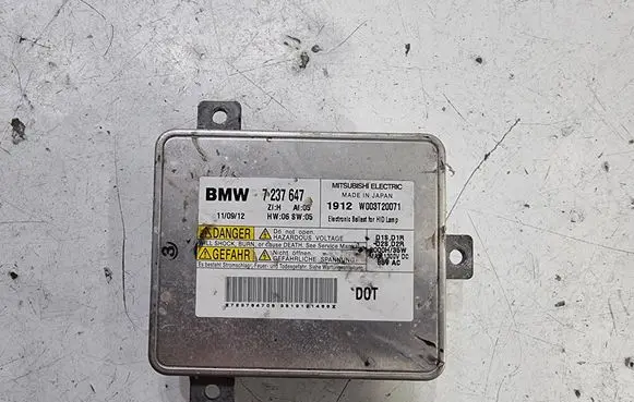 BMW 3 E90 E91 Headlight ballast module Xenon 7237647