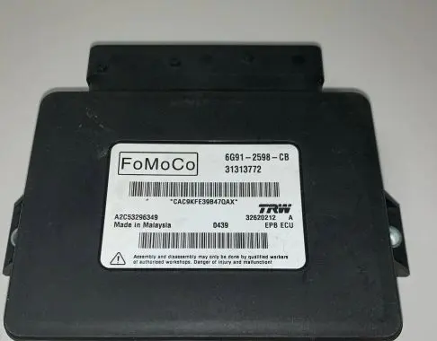 Volvo XC60 Hand brake control module 31313772 6G912598CB A2C53296349
