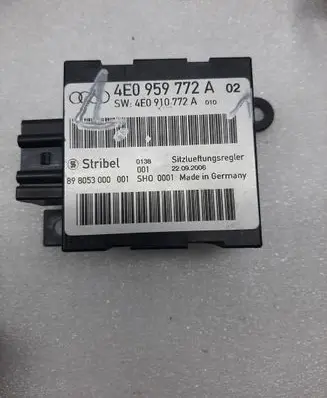 Audi A8 S8 D3 4E Seat control module 4E0959772A