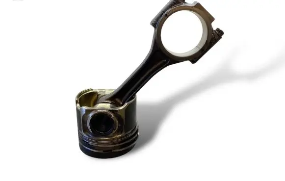 Piston with connecting rod