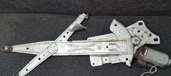 Sliding door window regulator with motor