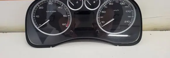 Peugeot 307 Speedometer (instrument cluster) 9651299680 216748814 NS5504608B