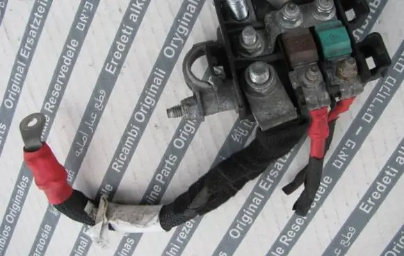 Fiat Tipo Positive cable (battery) 00518965870 52030519 51896587