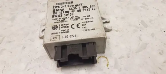 BMW 3 E46 Immobilizer control unit/module 61356905668 05393244