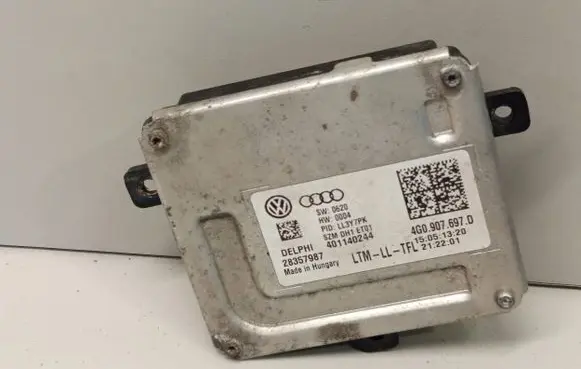 Audi Q3 8U Headlight ballast module Xenon 4G0907697D