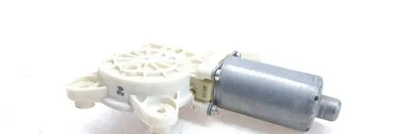 Rear door window regulator with motor