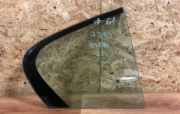 Opel Insignia A Rear vent window glass 43R000055 E000090 DOT747M540AS2