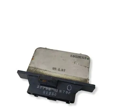 Nissan Almera Heater blower motor/fan resistor 277501N700 5802E53 81250