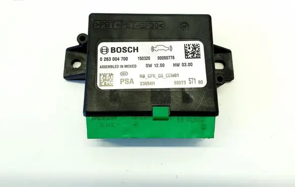 Peugeot 2008 I Parking PDC control unit/module 9807357180