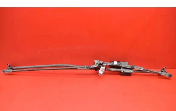 Front wiper linkage and motor